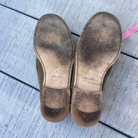 Authentic Louis Vuitton suede Loafers size US 9 - Picture 9 of 11